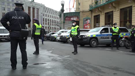 Police-Gathered-in-Streets-of-Prague-With-Masks-During-Protests-Against-Lockdown-Restrictions-in-Czech-Republic