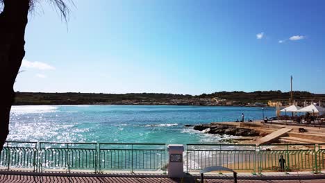 Video-Timelapse-De-Malta,-Marsaskala-En-St-Thomas-Bay