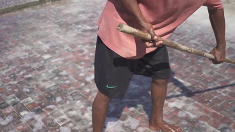 Cinematic-shot-of-salt-making-using-traditional-method