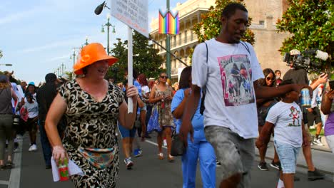 Protesters-Dance-at-Protest-In-New-Orleans-Second-Line