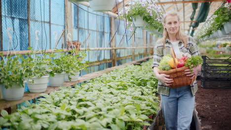 Young-Farmer-With-Harvested-Vegetables-In-Farm