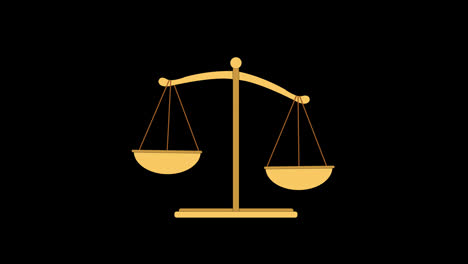 scale-icon-Scales-of-justice-loop-Animation-video-transparent-background-with-alpha-channel.