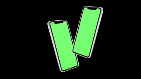 mobile-phone-green-screen-loop-Animation-video-transparent-background-with-alpha-channel