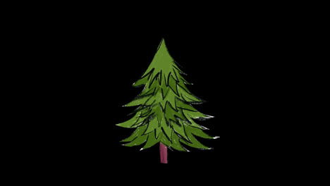 beautiful-chrismas-tree-Loop-animation-transparent-background-with-an-alpha-channel.