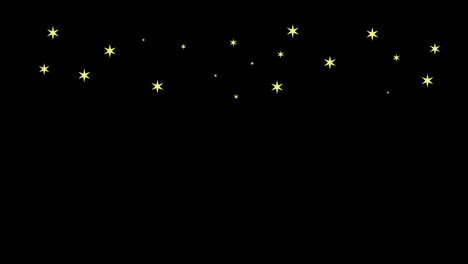 Sterne-Symbol-Loop-Animationsvideo,-Transparenter-Hintergrund-Mit-Alphakanal