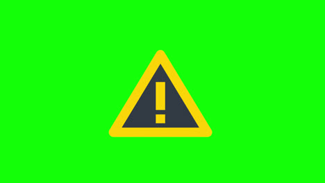 Warning-attention-sign-icon,-Exclamation-Mark,-Attention-sign.-loop-animation-with-alpha-channel.