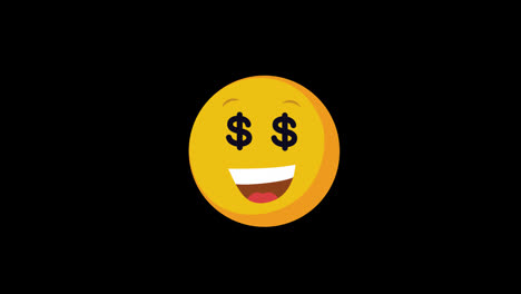 love-money-emoji-icon-loop-animation-with-alpha-channel,-transparent-background,-ProRes-444