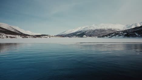 Arctic-Fjord-Glacier-in-Norway-outside-Tromso