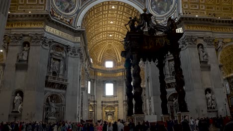 Inside-The-Papal-Basilica-With-View-Of-St