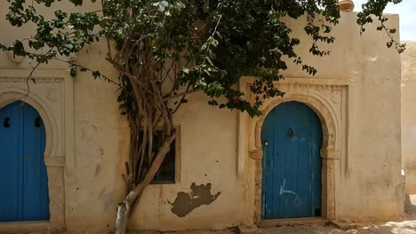 Schöne-Künstlerische-Djerbahood-Straße-Auf-Der-Insel-Djerba-In-Tunesien