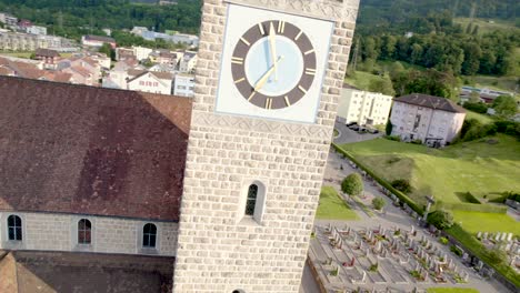 Church-in-Arth,-a-town-in-Schwyz-District-in-Switzerland