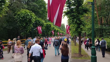 Riga,-Lettland-–-06.-Juli-2023:-Xxvii-Landesweites-Lettisches-Lied--Und-Xvii-Tanzfestival-In-Mezaparks