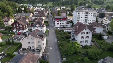 Arth-Ist-Eine-Stadt-Im-Bezirk-Schwyz-In-Der-Schweiz