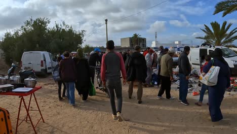 Mercado-Popular-Tunecino-De-Midoun-De-Djerba-En-Túnez