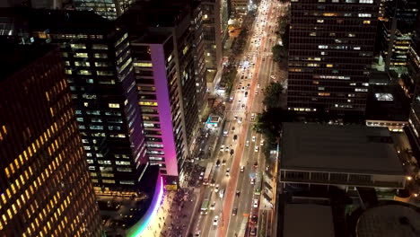 Paulista-Avenue-In-Sao-Paulo,-Brasilien