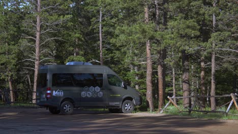 REI-van-parked-at-a-trailhead-in-Rocky-Mountain-National-Park