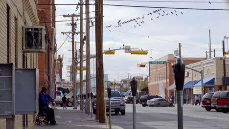 Downtown-El-Paso,-Texas-street