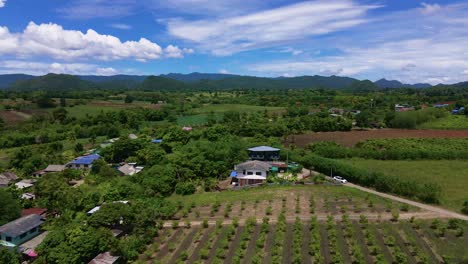 Scenic-Aerial-Drone-Footage-Unveiling-Khao-Yai's-Lush-Beauty-in-Thailand