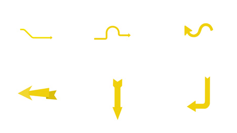 Set-of-Animated-Arrows-sign-design-element