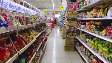 Supermarktregale-Voller-Lebensmittel