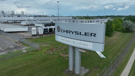 Chrysler-Toledo-Montagekomplex-Schild