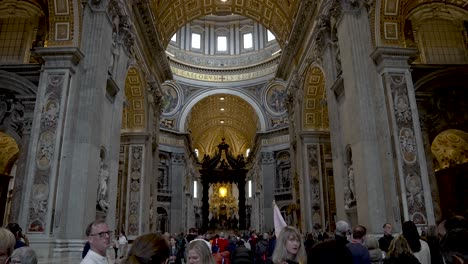 Inside-The-Papal-Basilica-With-View-Of-St