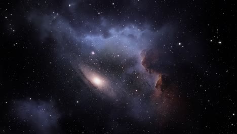 Viaje-Espacial-Acercándose-A-La-Galaxia-4k