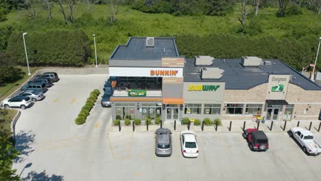 Dunkin-Donuts-and-Subway---Fixed-Aerial-View