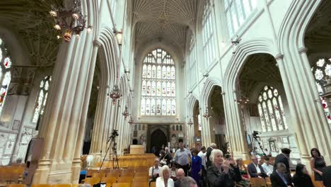 Bath,-UK---Summer-graduation-ceremonies---Bath-Abbey's-interior-is-a-masterpiece-of-design-and-craftsmanship