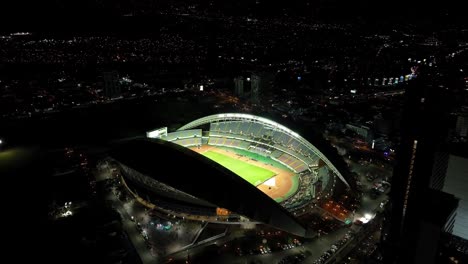 San-Jose,-Costa-Rica---28-De-Marzo-De-2023:-El-Estadio-Nacional,-Parque-Metropolitano-La-Sabana