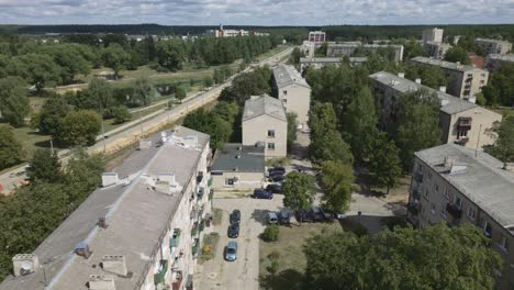 Gründung-Des-Sowjetischen-Wohnbezirks-Chimija-In-Daugavpils,-Lettland