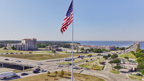 Rockwall-flag-with-Lake-Ray-Hubbard-in-the-background