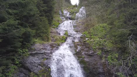 Low-angle-view-of-Rausor-Waterfall