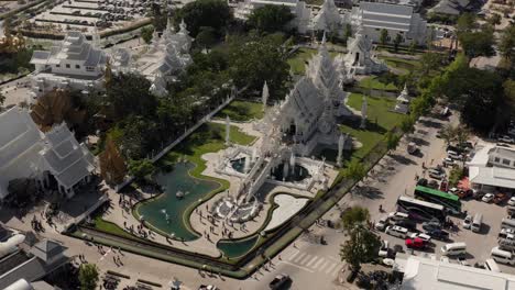 Luftaufnahme-Wat-Rong-Khun-Thailand-Weißer-Tempel