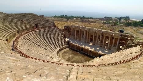 Ruine-Der-Stadt-Hierapolis-In-Der-Türkei,-Pamukkale