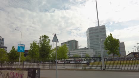 Panorama-Of-The-City-Of-Eindhoven-In-The-Netherlands-In-Daytime