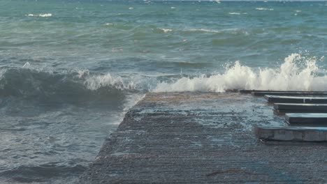 Sea-waves-breaking-up-the-slipway-on-a-stormy-day