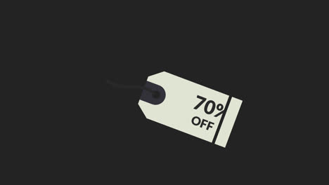 Sales-special-offer-70%-off-animation-motion-graphic-video.-Promo-banner,-badge,-sticker.-70-percent-off-Royalty-free-Stock-4K-Footage-with-Alpha-Channel-transparent-background