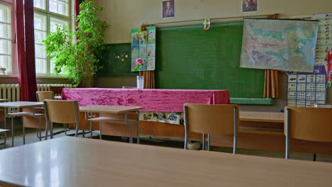 Osteuropäischer-Staat-Grundschulbildung-Klassenzimmer-Petko-Slaveykov