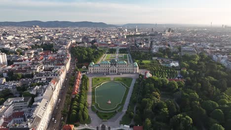 Viena-Drone-Paisaje-Urbano-De-La-Capital-Austriaca