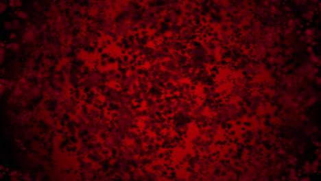 Micropartículas-Moviéndose-En-El-Espacio-Rojo