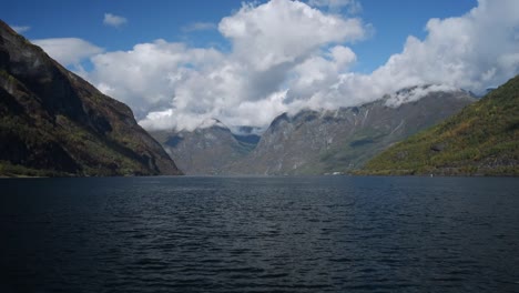 Close-up-view-of-the-deep-blue-waters-of-Sognefjord-in-Norway