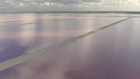 Sandy-causeways-between-salt-evaporation-ponds-gone-pink-with-algae