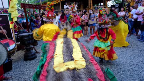 Davao-City-Tribal-dance-in-celebration-of-the-local-Festival-that-is-called-Kadayawan