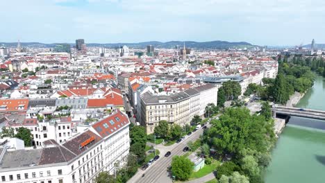 Increíble-Paisaje-Urbano-De-Viena,-Austria