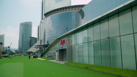 Panorama-Of-Starfield-COEX-Mall-And-Surroundings-In-Gangnam-District,-Seoul,-South-Korea