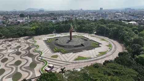 Aerial-View-of-Monumen-Bandung-Lautan-Api-,-Bandung-West-Java-Indonesia