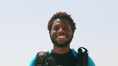 Portrait-Of-A-Happy-Volunteer-Scuba-Diver-After-A-Succesful-Dive-During-Marine-Conservation