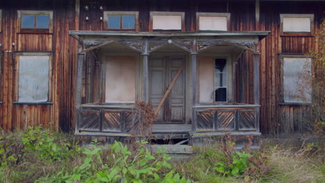 Drone-footage-of-an-old-rustic-abandoned-house