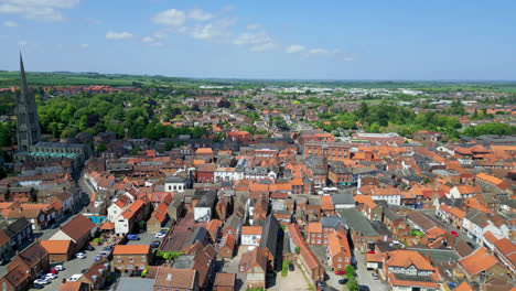 Luftaufnahmen-Zeigen-Den-Mittelalterlichen-Charme-Von-Louth-In-Lincolnshire